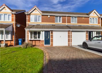 Thumbnail 3 bed semi-detached house for sale in Broad Meadows, Montagu Estate, Newcastle Upon Tyne