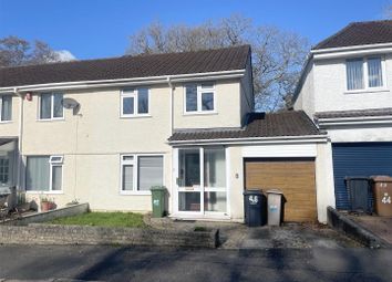 Thumbnail 3 bed semi-detached house for sale in Deveron Close, Plympton, Plymouth
