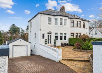 Thumbnail Semi-detached house for sale in Woodvale Avenue, Giffnock, East Renfrewshire