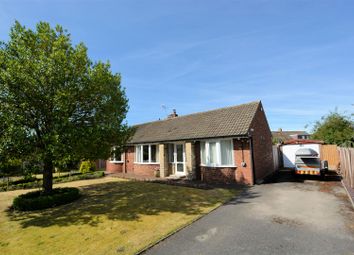 Thumbnail 2 bed detached bungalow for sale in Fox Lane, Thorpe Willoughby, Selby