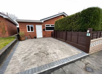 Thumbnail 3 bed detached bungalow for sale in Fitzgerald Close, Weston Coyney, Stoke-On-Trent, Staffordshire