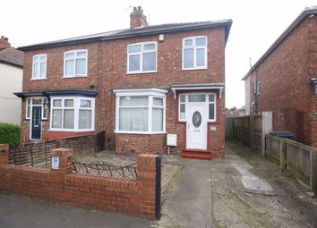 Thumbnail 3 bed semi-detached house for sale in Claremont Road, Darlington