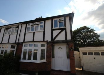 Thumbnail Semi-detached house to rent in Weston Avenue, Addlestone, Surrey