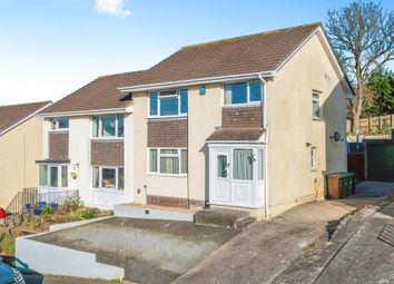Thumbnail Semi-detached house for sale in Holcombe Drive, Plymstock, Plymouth