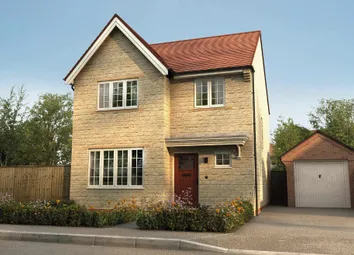 A Two-Story Detached House With A Red-Tiled Roof
