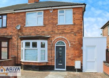 Thumbnail 3 bed semi-detached house to rent in Mayflower Road, Evington, Leicester