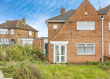 Thumbnail 3 bedroom semi-detached house for sale in Woodgate Drive, Birstall, Leicester