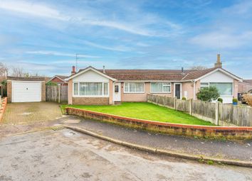 Thumbnail 3 bed semi-detached bungalow for sale in Meadow Close, Hemsby, Great Yarmouth