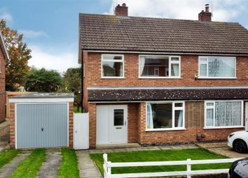 Thumbnail 3 bed semi-detached house for sale in St. Gregorys Drive, Sileby, Loughborough