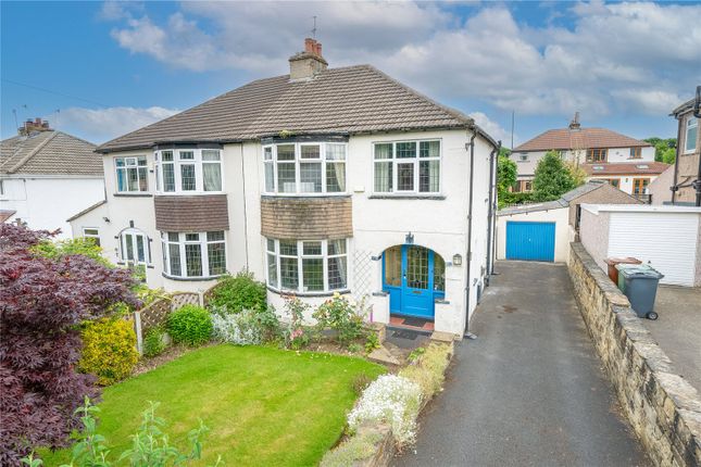 Thumbnail Semi-detached house for sale in Crowther Avenue, Calverley, Pudsey, West Yorkshire