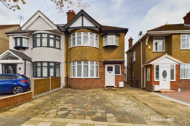 Thumbnail Semi-detached house for sale in Uppingham Avenue, Stanmore, Middlesex