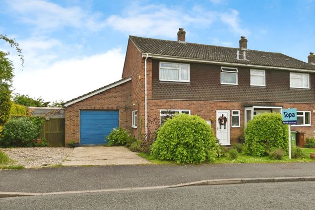 Thumbnail Semi-detached house for sale in St. Peters Close, Brockdish, Diss