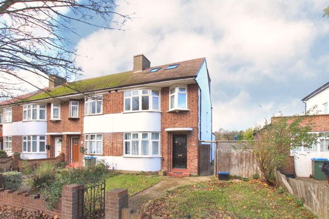 Thumbnail End terrace house to rent in Longford Close, Hampton Hill