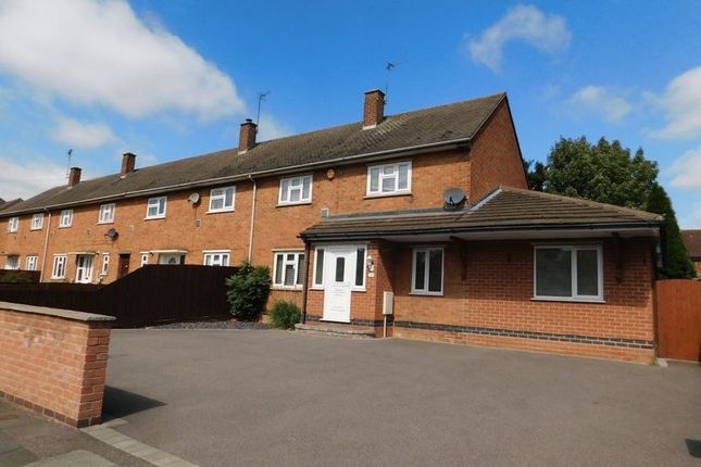 Thumbnail End terrace house to rent in New Ashby Road, Loughborough