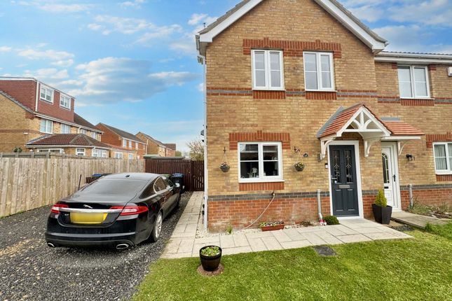 Thumbnail Semi-detached house for sale in Clarence Gate, South Hetton, Durham