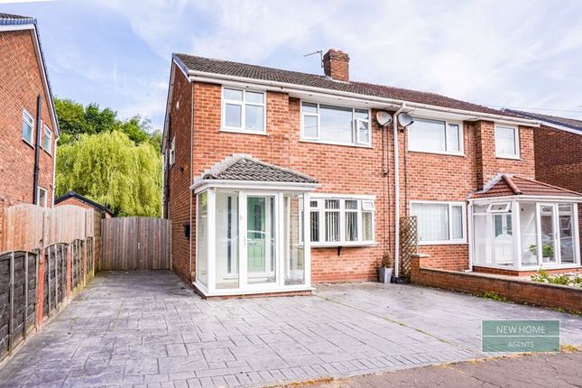 Thumbnail Semi-detached house for sale in Peveril Close, Whitefield, Manchester