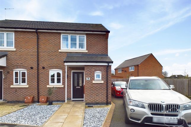 Thumbnail Semi-detached house for sale in Rye Hill Drive, Sapcote, Leicester