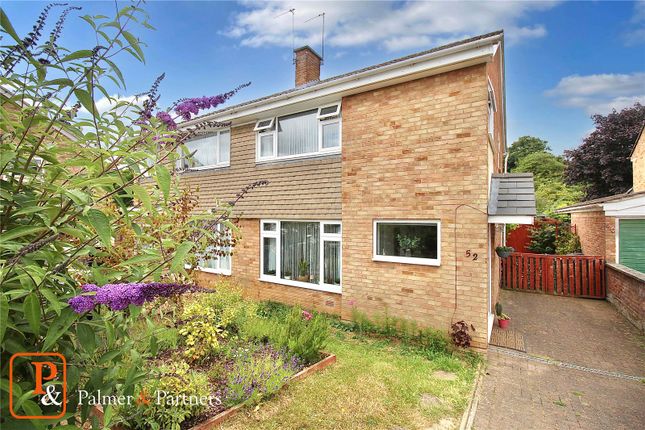 Thumbnail Semi-detached house for sale in Meadow View Road, Sudbury, Suffolk