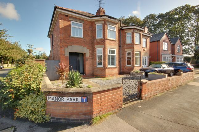 Thumbnail Semi-detached house for sale in Manor Road, Beverley