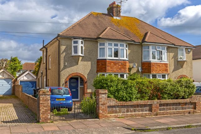 Thumbnail Semi-detached house for sale in Lavington Road, Worthing