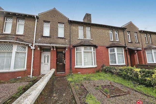 Thumbnail Terraced house for sale in Quarella Road, Bridgend, Bridgend County.