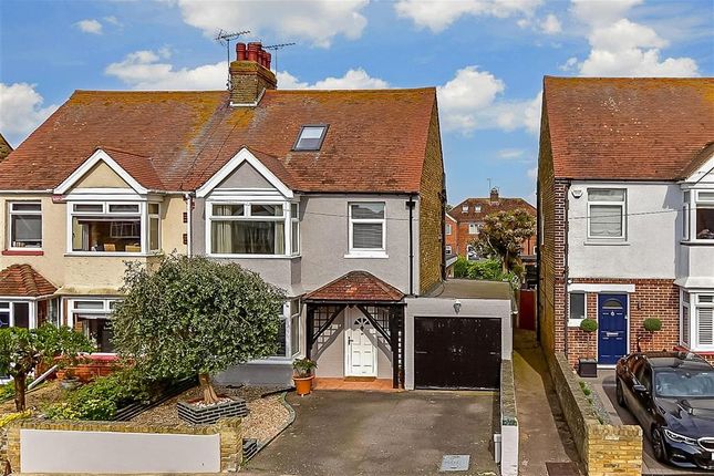 Thumbnail Semi-detached house for sale in Waverley Road, Westbrook, Margate, Kent