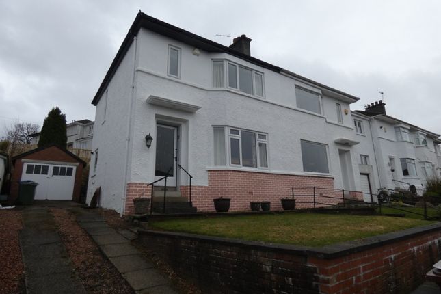 Semi-detached house to rent in Woodend Drive, Paisley, Renfrewshire