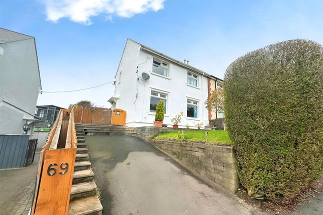 Semi-detached house for sale in Llanfach Road, Abercarn, Newport
