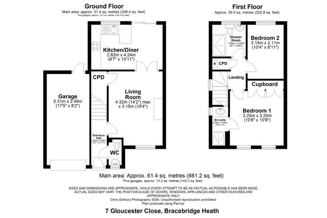 Semi-detached house for sale in 7 Gloucester Close, Bracebridge Heath, Lincoln
