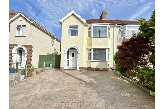 Semi-detached house for sale in Mansfield Avenue, Weston-Super-Mare