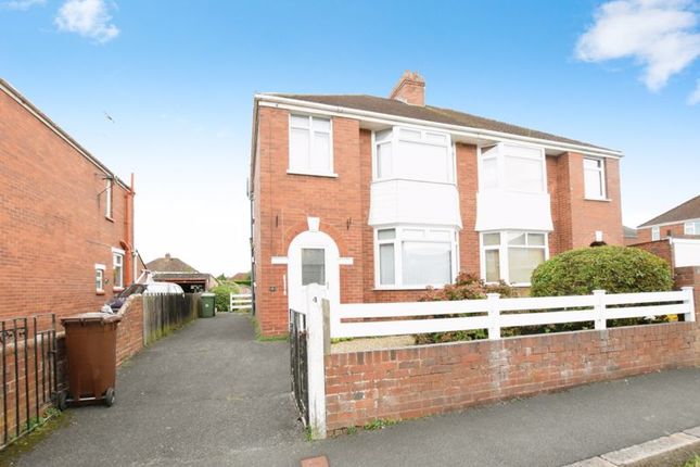 Thumbnail Semi-detached house for sale in Conrad Avenue, Exeter
