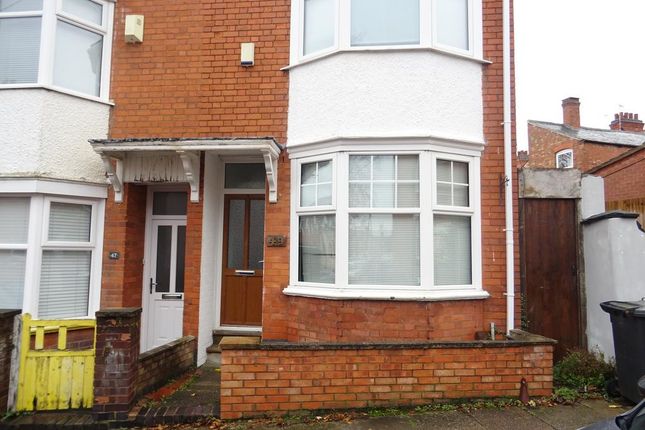 Thumbnail End terrace house to rent in Fleetwood Road, Leicester