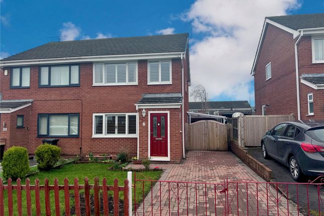 Thumbnail Semi-detached house for sale in Llys Celyn, Leeswood, Mold, Flintshire