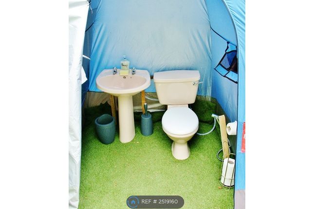 Optional Conventional Flushing Toilet Tent