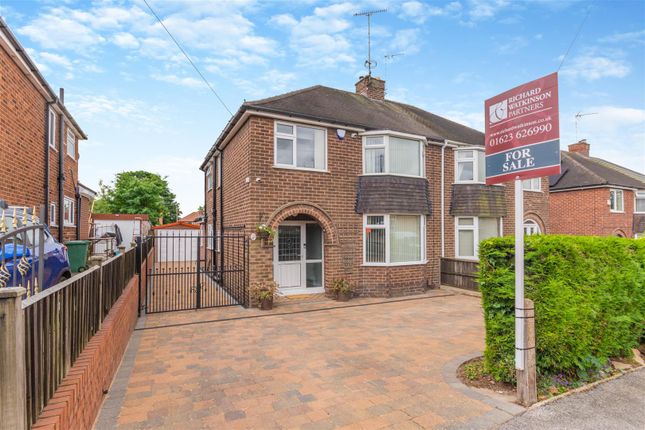 Thumbnail Semi-detached house for sale in Marples Avenue, Mansfield Woodhouse, Mansfield
