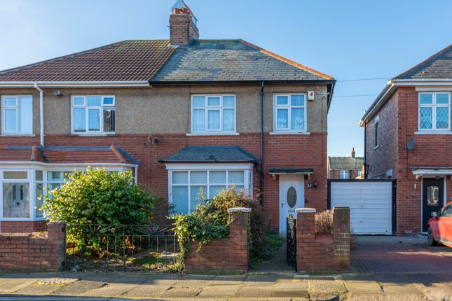 Thumbnail Semi-detached house for sale in Cartington Road, North Shields