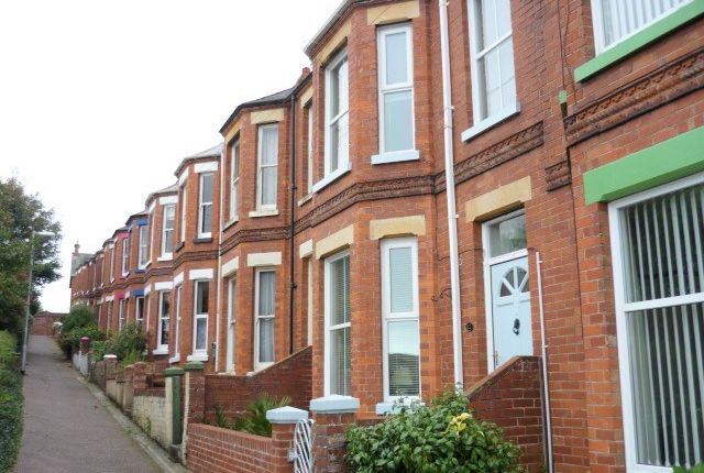 Thumbnail Terraced house to rent in Fairview Terrace, Exmouth