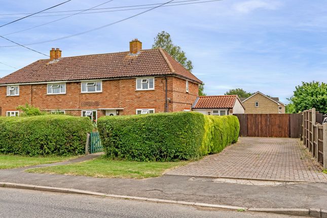 Semi-detached house for sale in Globe Lane, Alconbury, Cambridgeshire.