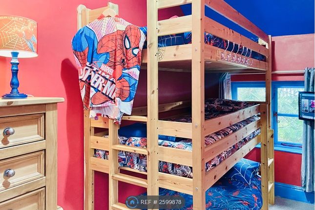 Spiderman Bedroom With Triple Bunk