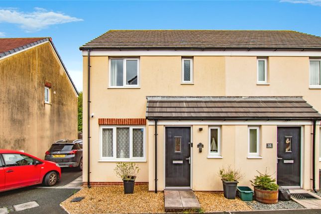 Thumbnail Semi-detached house for sale in Turnberry Close, Hubberston, Milford Haven, Pembrokeshire