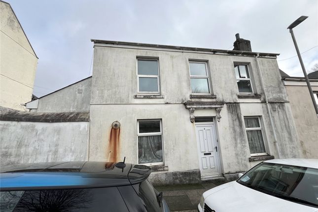 Thumbnail End terrace house for sale in Victoria Place, Stoke, Plymouth, Devon