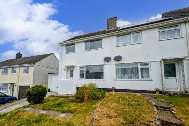 Thumbnail End terrace house for sale in Polmor Road, Crowlas, Penzance, Cornwall