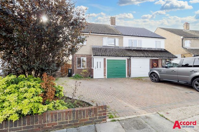 Thumbnail Semi-detached house for sale in Eldred Gardens, Upminster