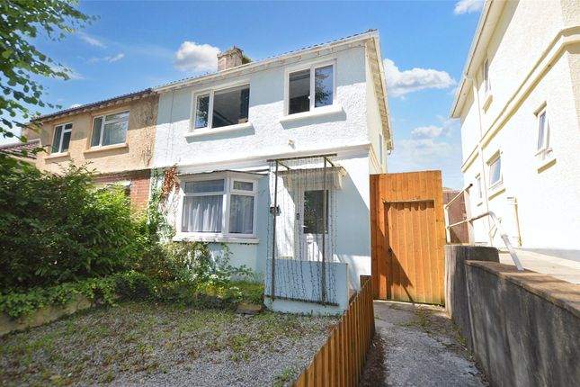 Thumbnail Semi-detached house for sale in Halcyon Road, Plymouth, Devon