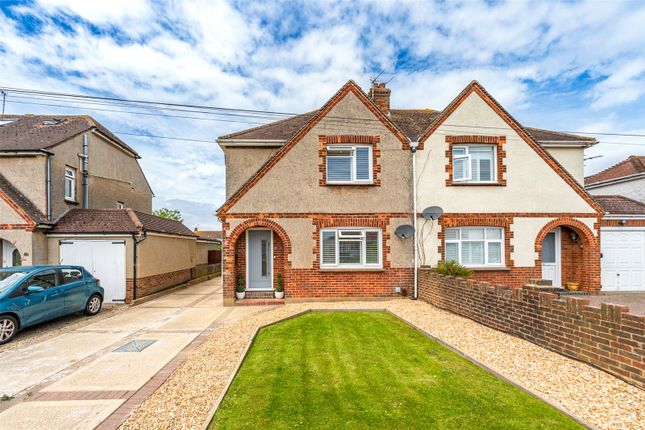 Thumbnail Semi-detached house for sale in Boundstone Lane, Sompting, Lancing, West Sussex