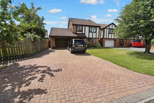 Thumbnail Detached house for sale in Alderley Drive, Killingworth, Newcastle Upon Tyne