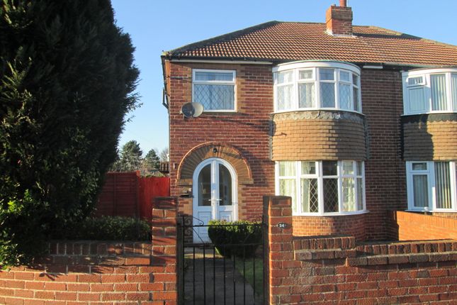 Thumbnail Semi-detached house to rent in Highbury Avenue, Bessacarr, Doncaster