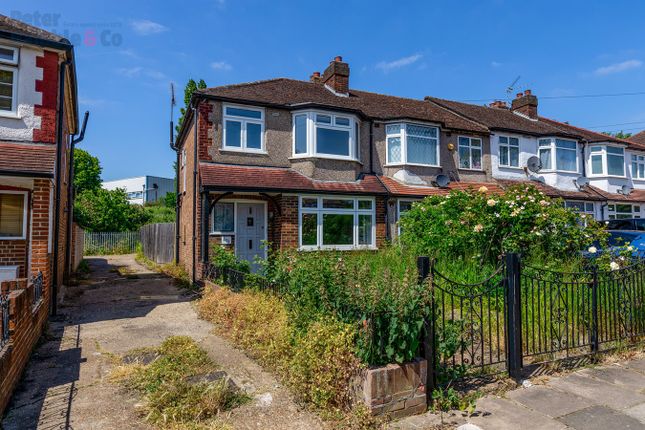 Thumbnail End terrace house for sale in Conway Crescent, Perivale, Greenford