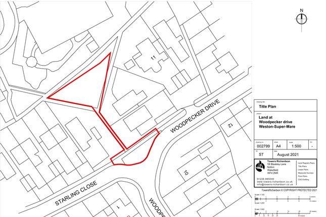 Land for sale in Land At Woodpecker Drive, Weston-Super-Mare