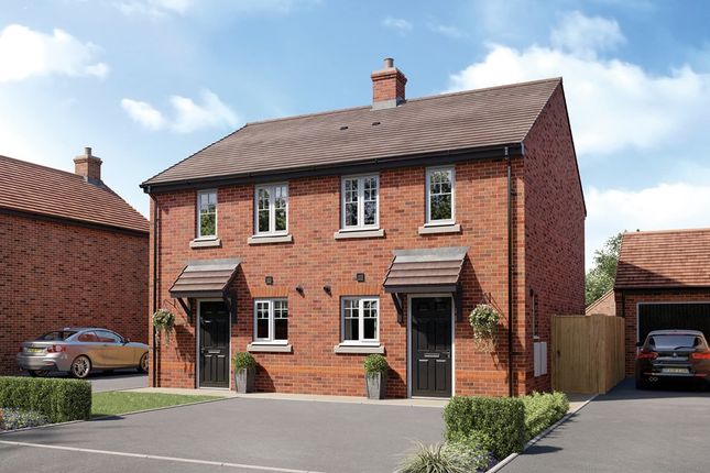 Thumbnail Semi-detached house for sale in "The Canford - Plot 132" at Bromyard Road, Rushwick, Worcester